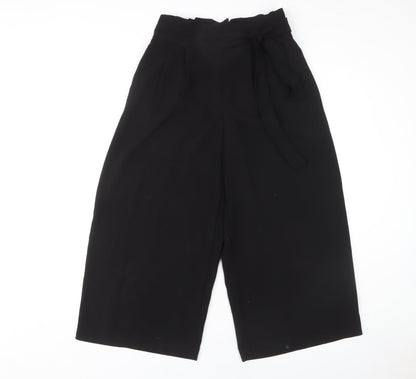 Womens UK Size M Zara   Black Trousers