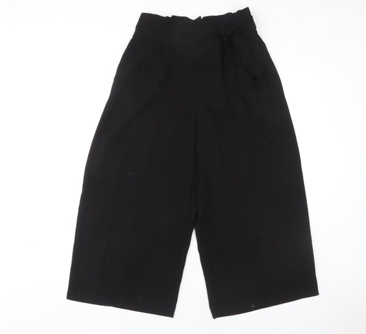 Womens UK Size M Zara   Black Trousers