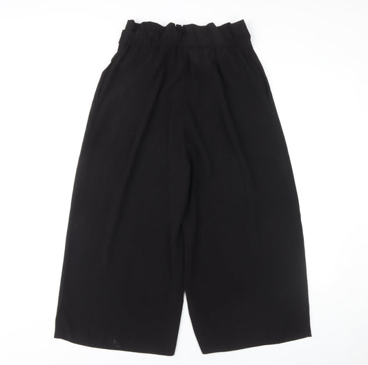 Womens UK Size M Zara   Black Trousers