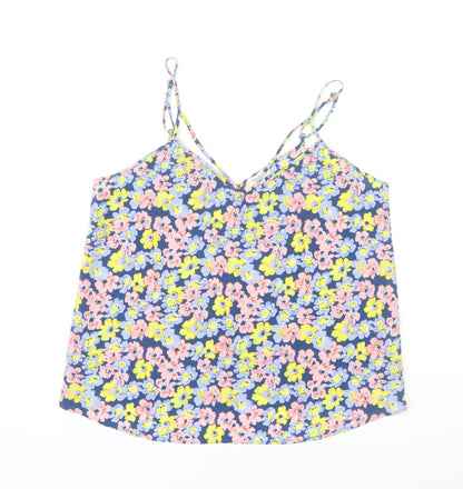 Womens UK Size 10 River Island Multicoloured Camisole Tank