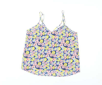 Womens UK Size 10 River Island Multicoloured Camisole Tank