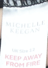 Womens UK Size 12 Michelle Keegan Black Basic Tank