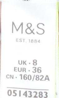 Womens UK Size 8 Marks and Spencer Multicoloured  Blouse