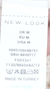 Womens UK Size M New Look Beige Pullover Jumper