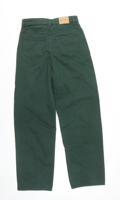 Motel Women's Green Denim Jeans XS