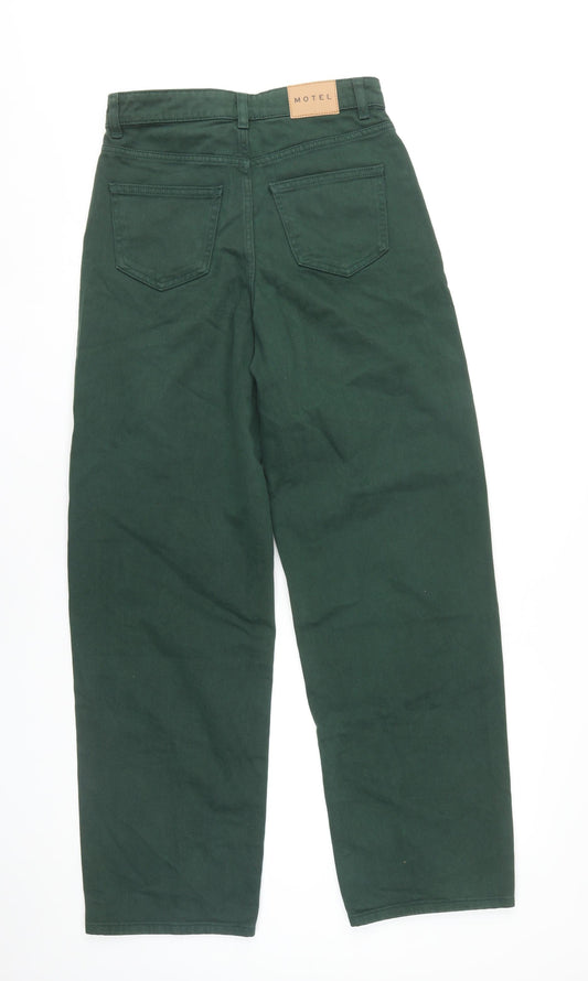 Motel Women's Green Denim Jeans XS