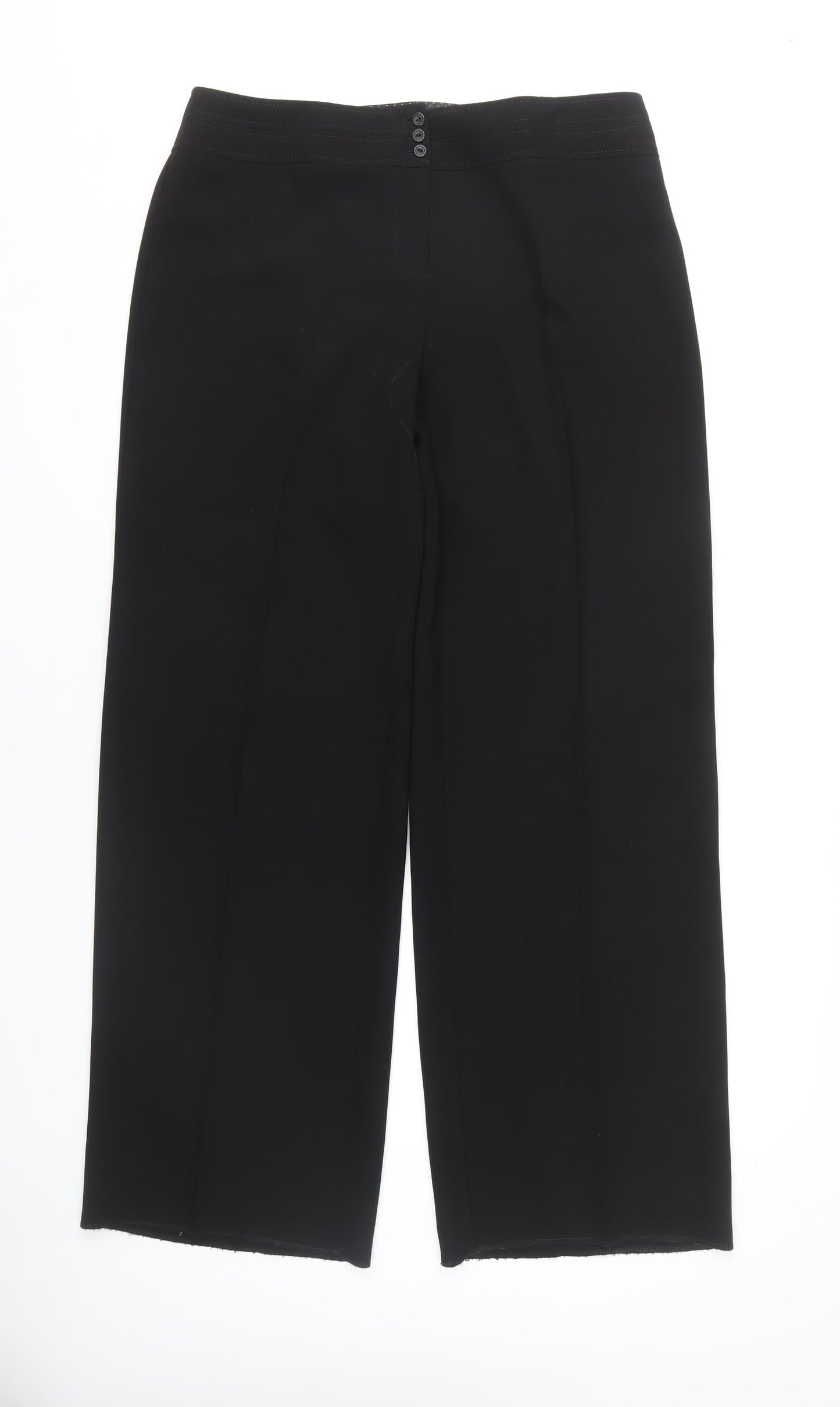 Womens UK Size 14 Dunnes   Black Trousers