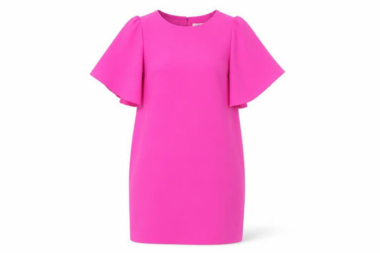 Front view of Miss Selfridge Women Pink Dress, size 12