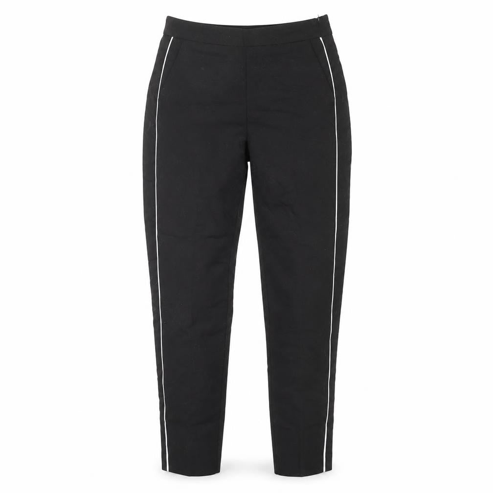 Womens UK Size M Zara Basic Classic Fit  Black Trousers