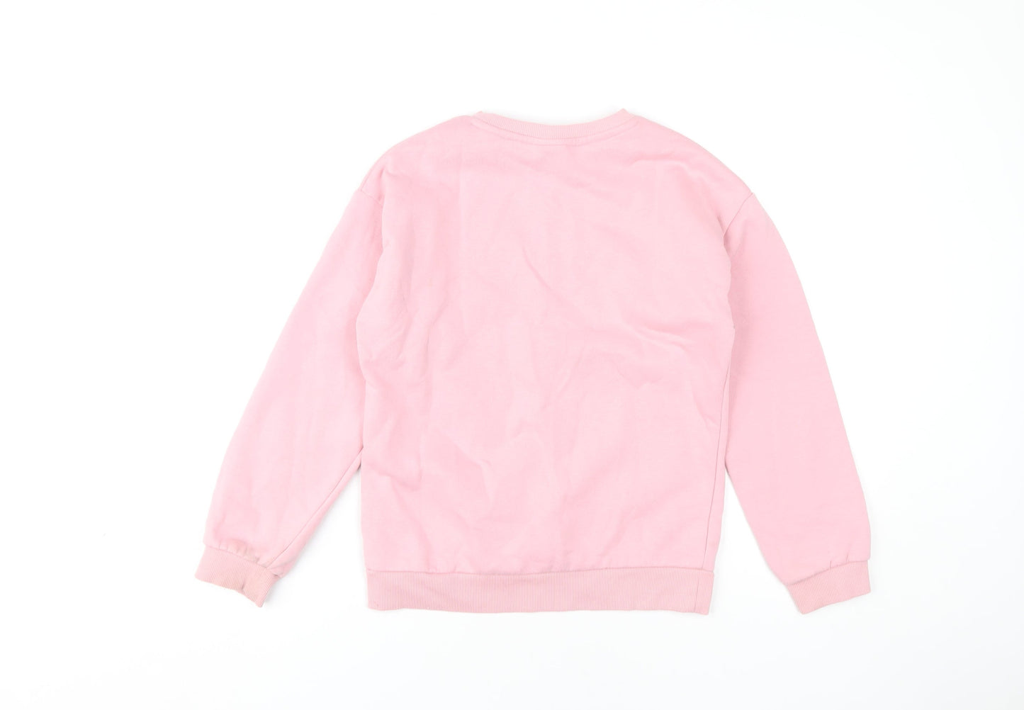Disney Primark Girls Pink Stitch Sweatshirt 11 Years Pullover