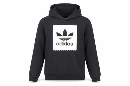 Mens UK Size S adidas Black Pullover Hoodie