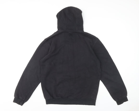 Adidas Men's Black Hoodie, Size S, Pullover Style