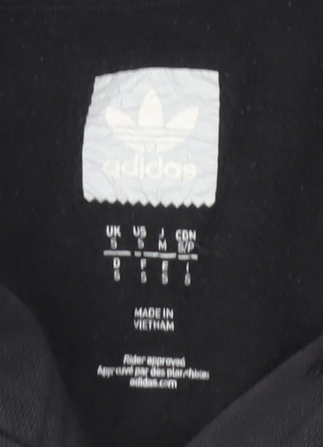 Adidas Men's Black Hoodie, Size S, Pullover Style