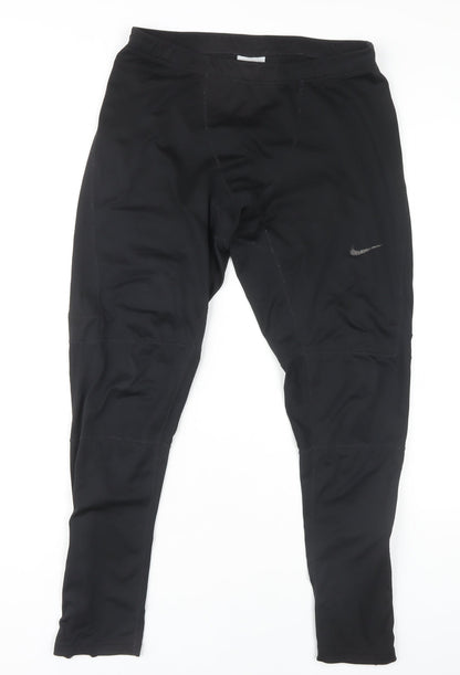 Nike Unisex Black Running Trousers XL - Breathable, Quick Dry