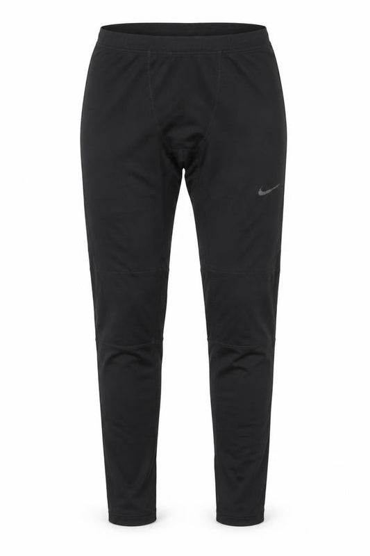 Front view of Nike unisex black running trousers xl - breathable, quick dry