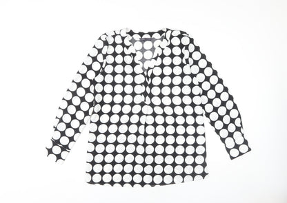 Womens UK Size 10 Marks and Spencer Black  Blouse