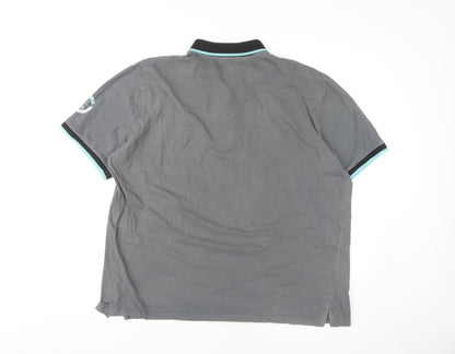 Atlas for Men Grey Polo Shirt XL Short Sleeve