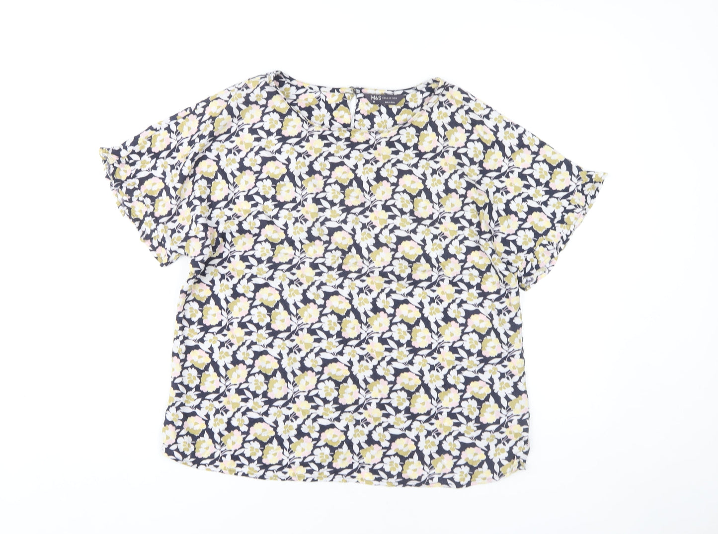 Womens UK Size 10 Marks and Spencer Multicoloured  Blouse