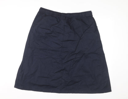 Damart Women's Blue Skirt, Size 18, Elastic Waist
