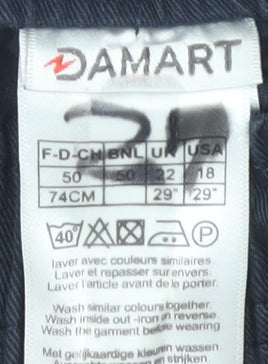 Damart Women's Blue Skirt, Size 18, Elastic Waist