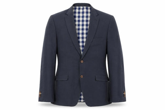 Seven Square Men's Blue Blazer Size UK 40, Notch Lapel