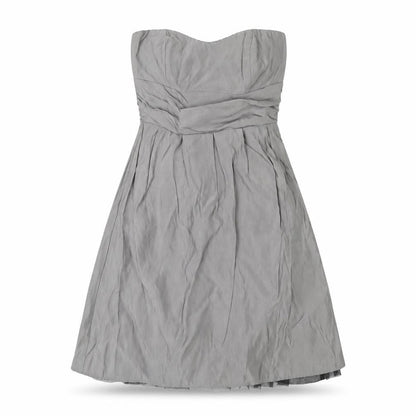 Star by Julien Macdonald Grey Strapless Dress Size 12