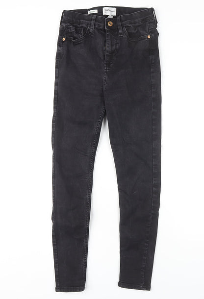 River Island Women's Black Skinny Jeans, Size 10 Slim