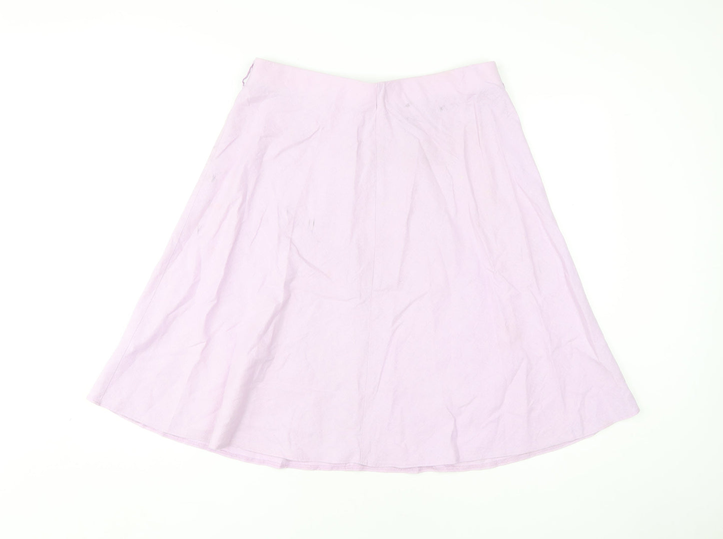 Marks and Spencer Women's Purple A-Line Skirt, Size 14