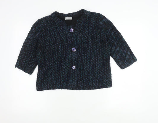 Womens UK Size M Marks and Spencer Black Cardigan Jumper