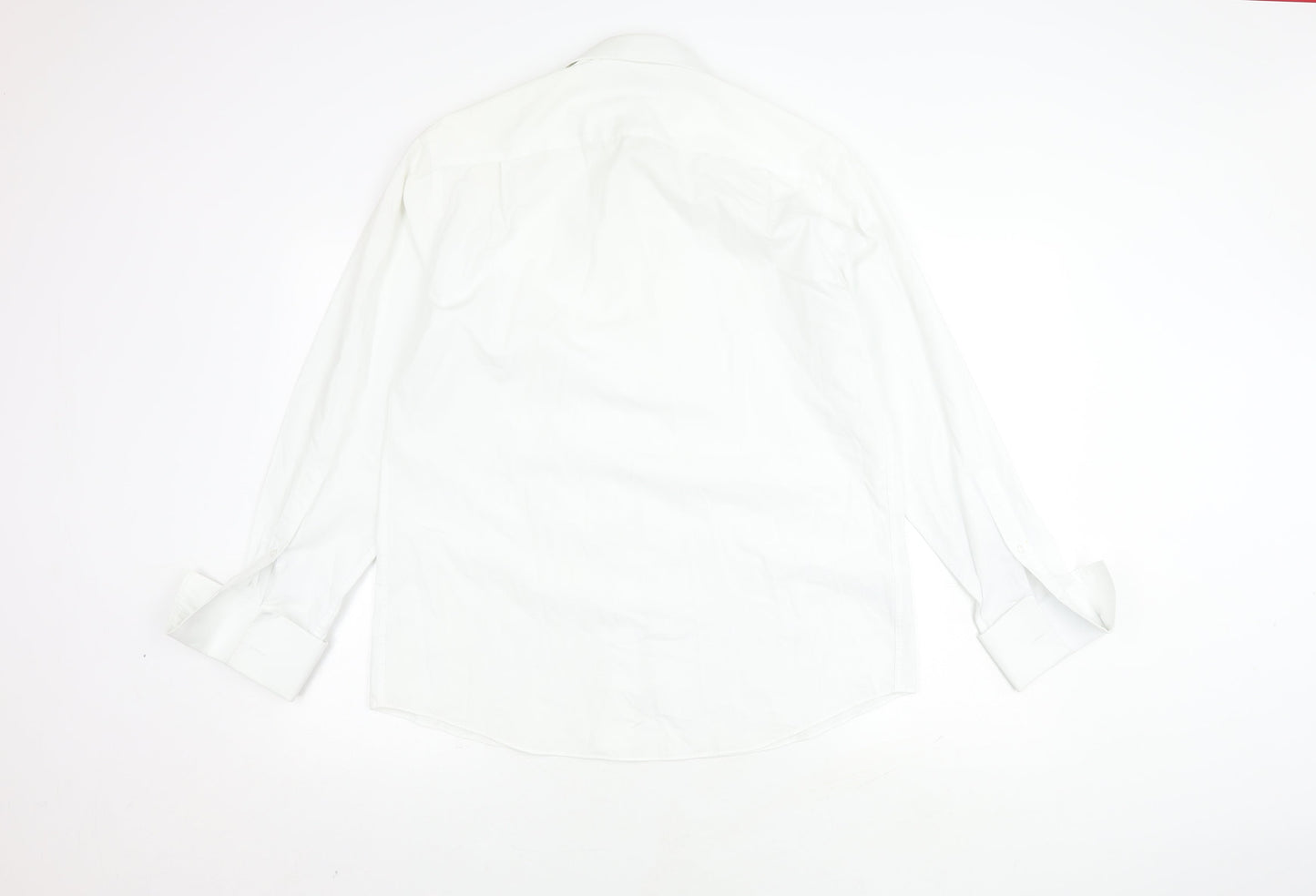 Taylor & Wright Men's Formal White Dress Shirt Size 15