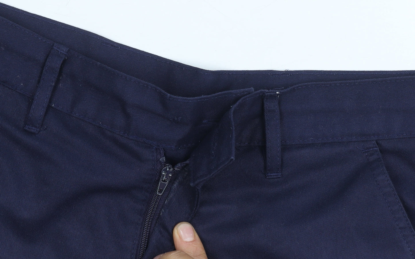 Dunlop Men's Blue Casual Shorts 32W Flat Front