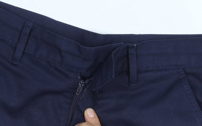 Dunlop Men's Blue Casual Shorts 32W Flat Front