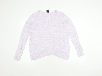 GAP Women's Purple V-Neck Pullover Jumper, Size M