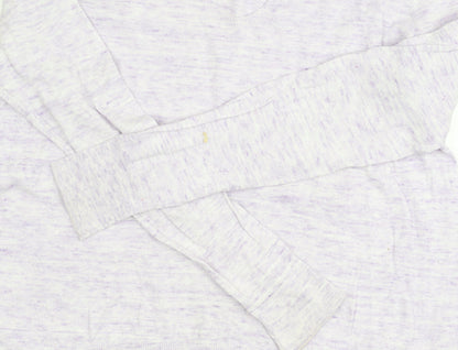 GAP Women's Purple V-Neck Pullover Jumper, Size M