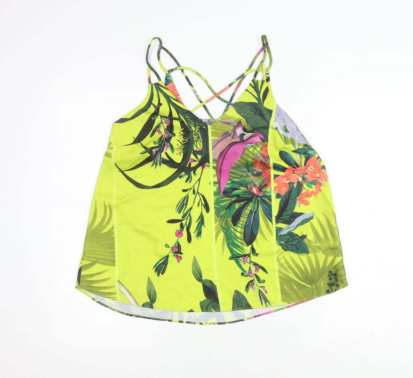 Womens UK Size 10 NEXT Multicoloured Camisole Blouse