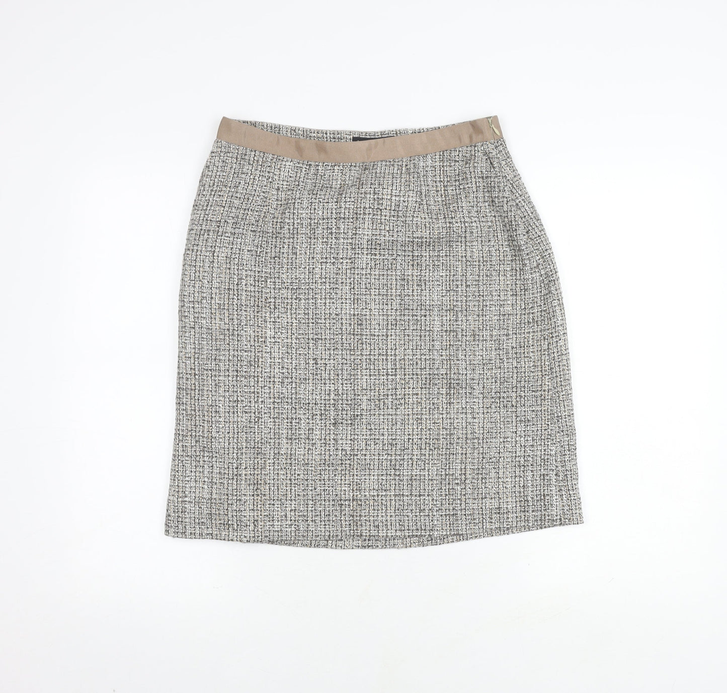 Laura Ashley Women's Multicoloured Wool Skirt Size 12