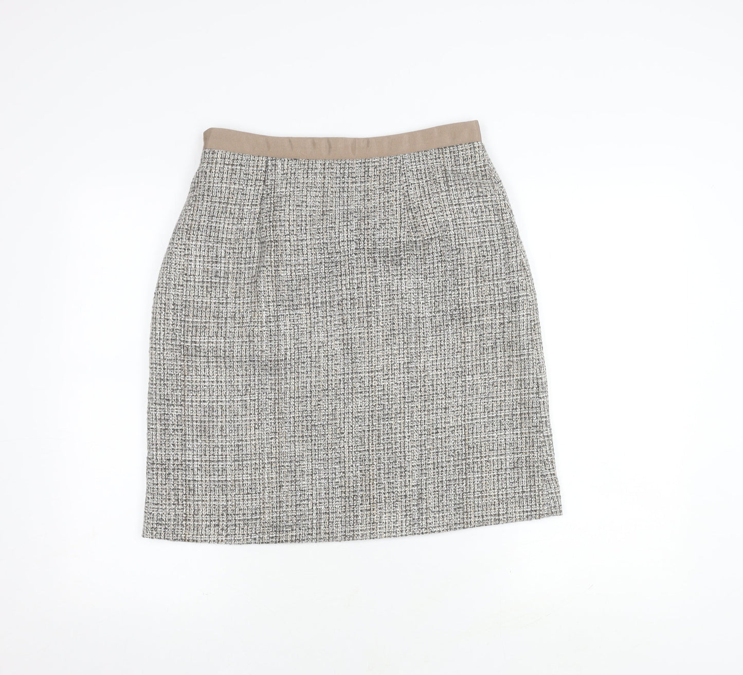 Laura Ashley Women's Multicoloured Wool Skirt Size 12