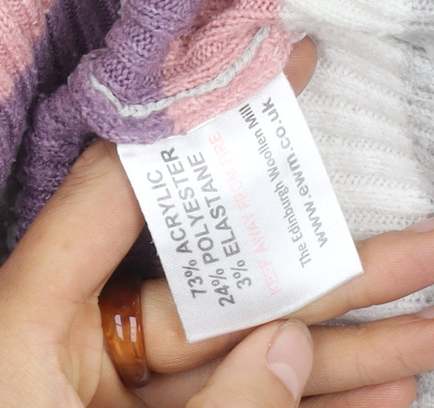 Womens UK Size L ISLE Multicoloured Pullover Jumper