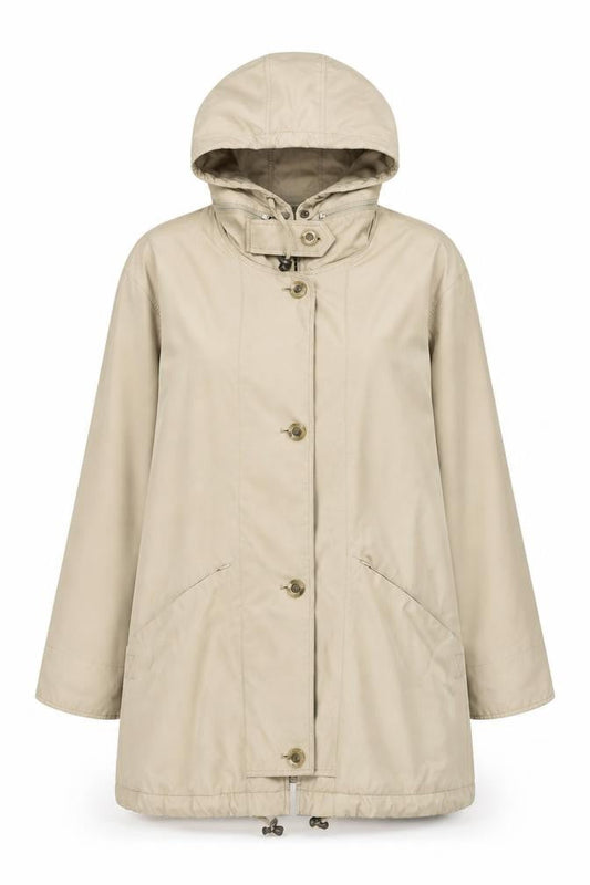 Womens UK Size S Viyella Beige Rain Coat