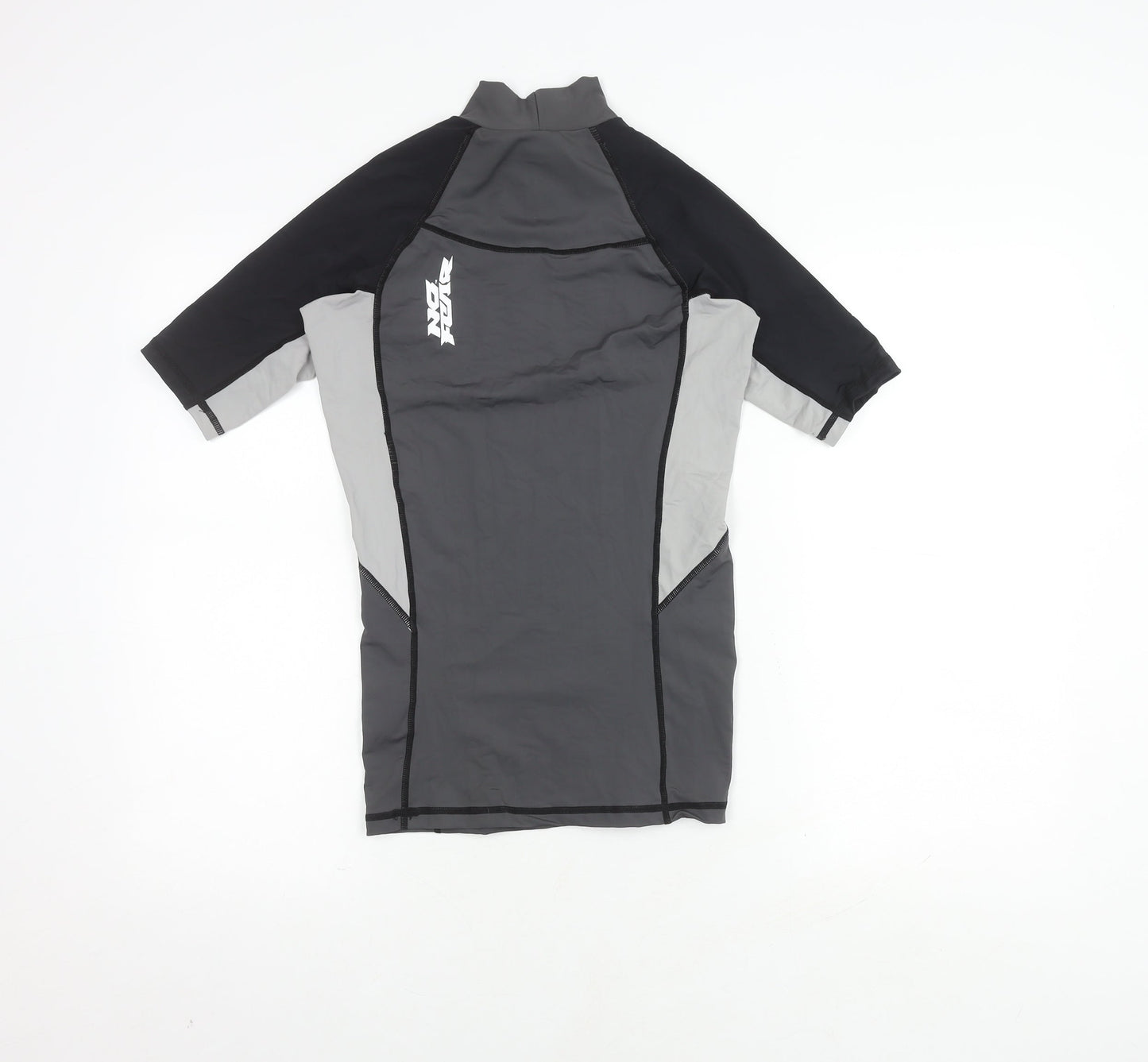 No Fear Men's Black/Grey S Athletic High Neck Pullover