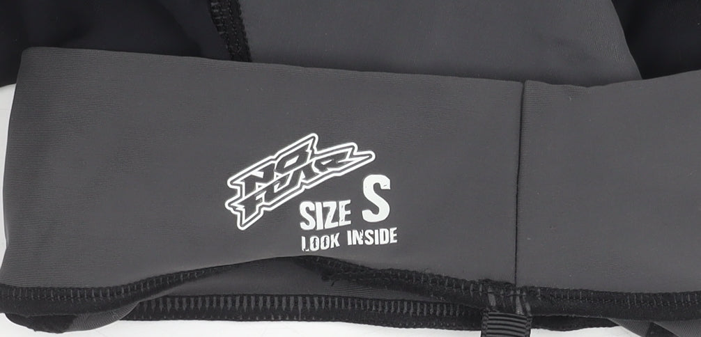 No Fear Men's Black/Grey S Athletic High Neck Pullover