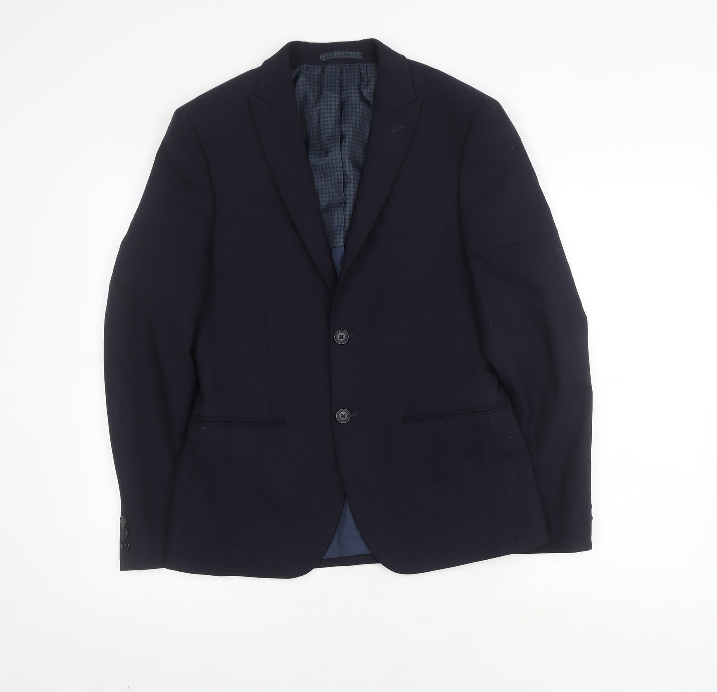 Mens UK Size 36 Marks and Spencer Regular Blue Suit Jacket