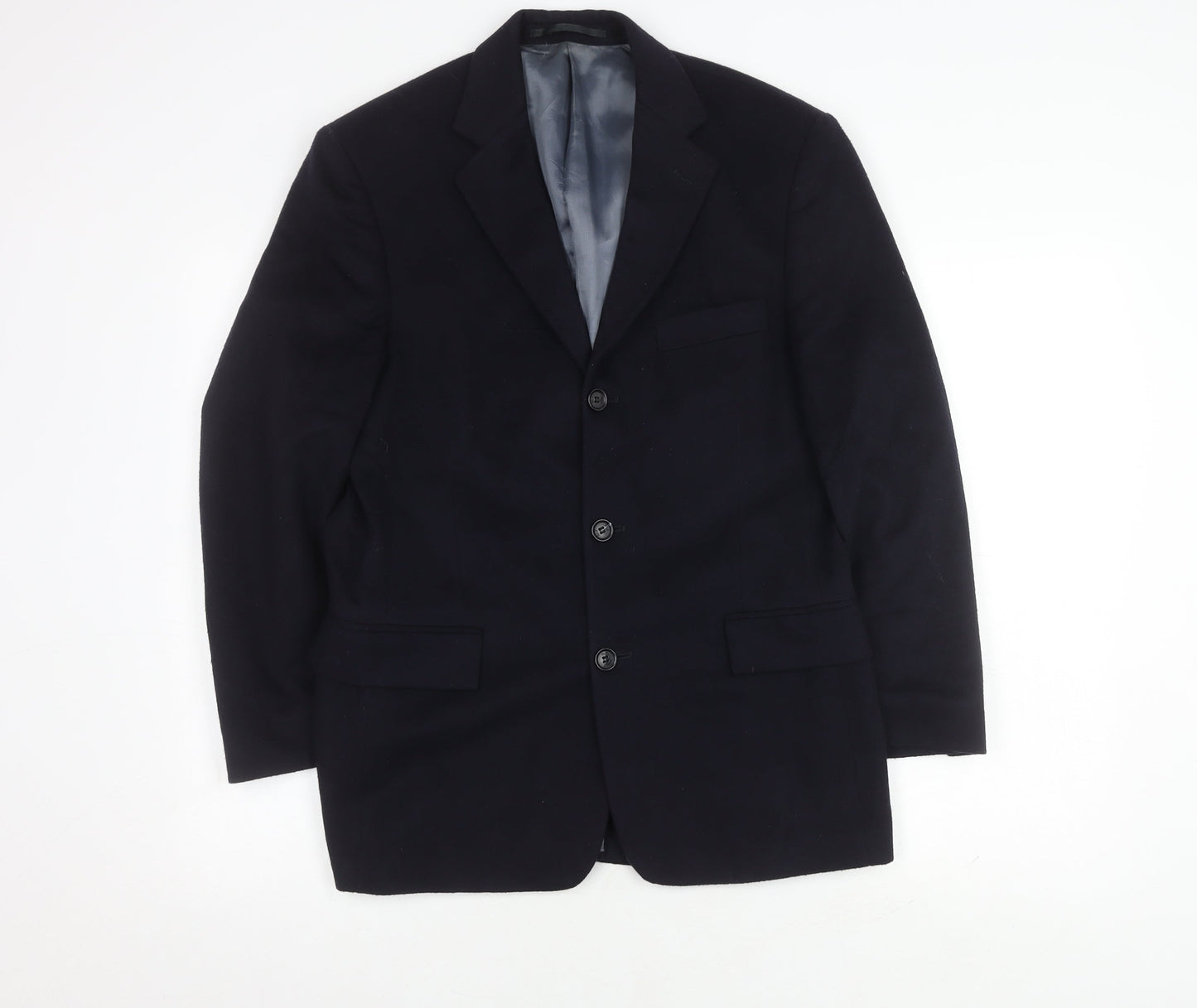 Mens UK Size 36 David Moss Regular Blue Suit Jacket