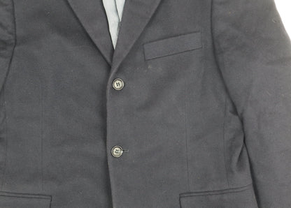 Mens UK Size 36 David Moss Regular Blue Suit Jacket