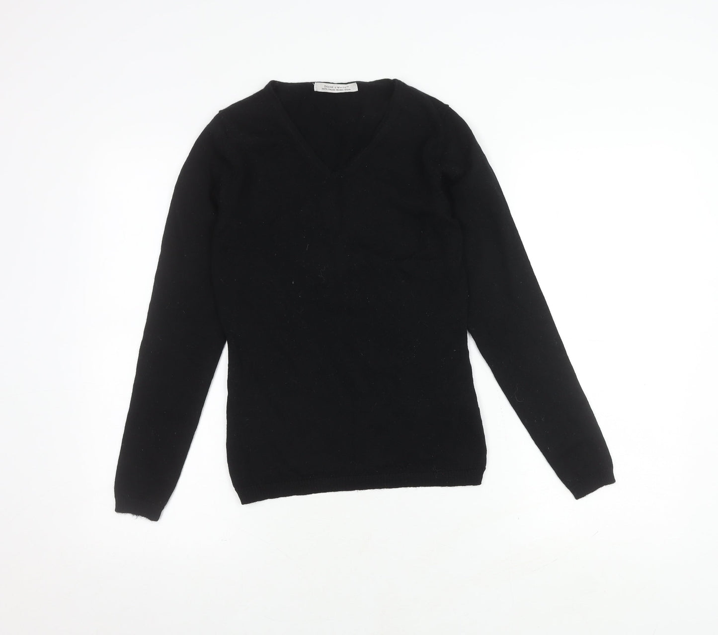 Womens UK Size S Deane & White Black  Jumper