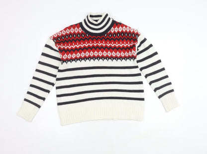 Womens UK Size S Marks and Spencer Multicoloured Pullover Jumper