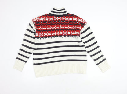 Womens UK Size S Marks and Spencer Multicoloured Pullover Jumper