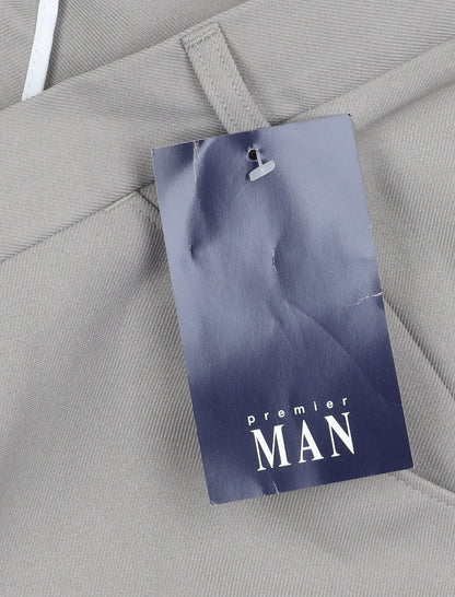 Premier Man Men's Grey Trousers Size 44