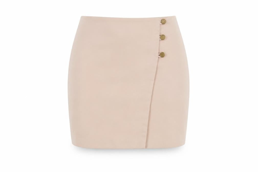 Womens UK Size 10 New Look Straight & Pencil Twill Skirt
