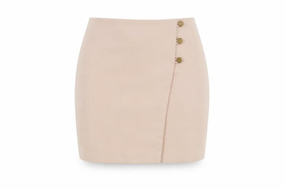 Womens UK Size 10 New Look Straight & Pencil Twill Skirt